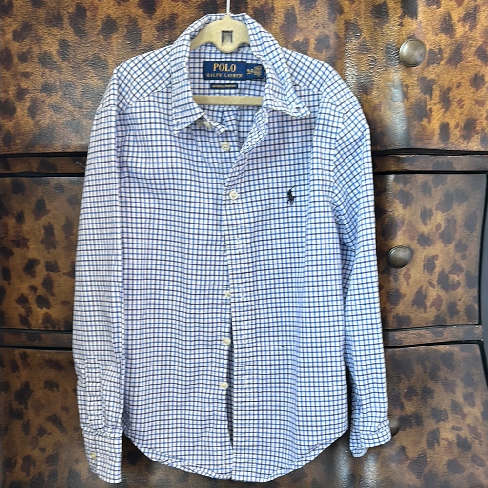 Ralph Lauren Blue Checkered Boy’s Shirt